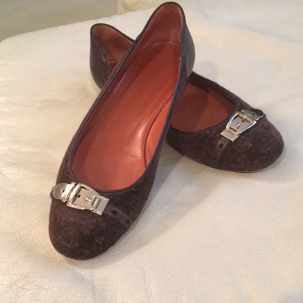 Gucci mixed media flats